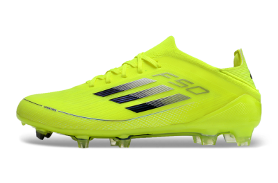 Men's Adidas F50 Adizero FG Football Boots - Yellow/Blue
