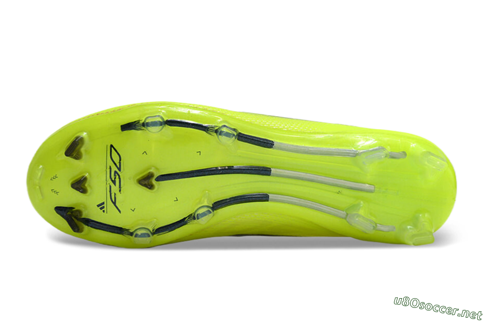 Men's Adidas F50 Adizero FG Football Boots - Yellow/Blue 6