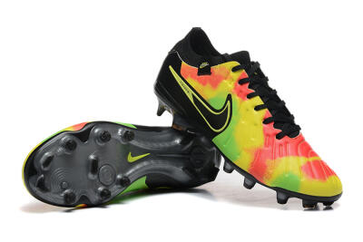 Men's Nike Tiempo Legend 10 Elite FG Football Boots - Black/Rainbow