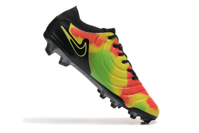 Men's Nike Tiempo Legend 10 Elite FG Football Boots - Black/Rainbow