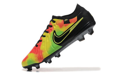 Men's Nike Tiempo Legend 10 Elite FG Football Boots - Black/Rainbow