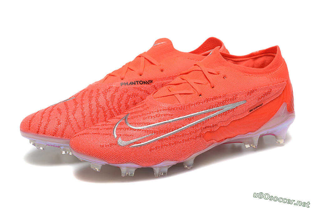 Men's Nike Phantom GX Elite FG Football Boots - Red/Silver 5