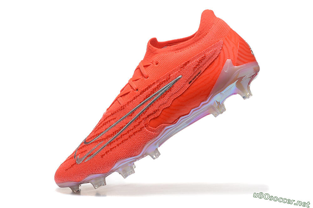 Men's Nike Phantom GX Elite FG Football Boots - Red/Silver 8