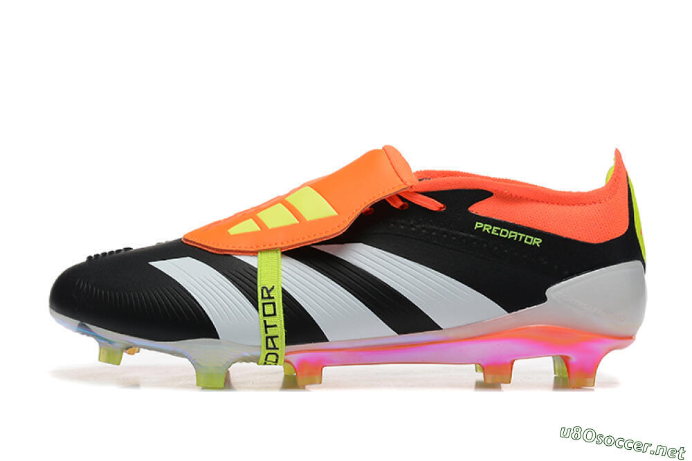 Men's Adidas Predator Elite Foldover Tongue FG Football Boots - White/Black/Red 0