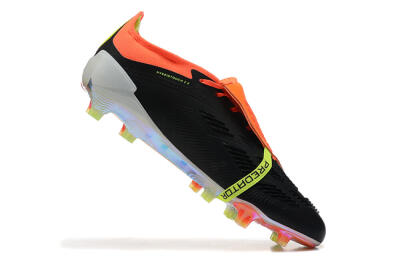 Men's Adidas Predator Elite Foldover Tongue FG Football Boots - White/Black/Red