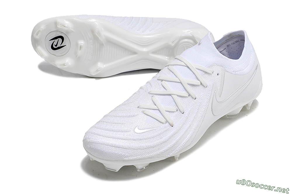 Men's Nike Phantom Luna Elite NU FG Football Boots - White/Black 3