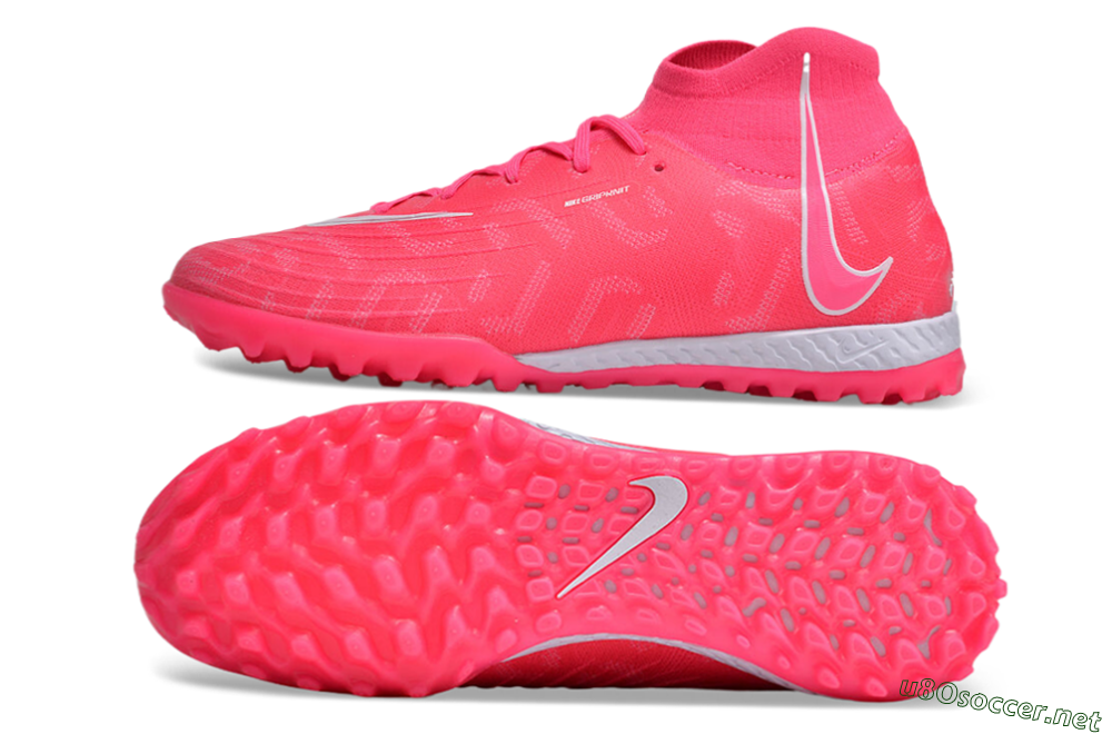 Men's Nike Phantom Luna Elite NU TF Football Shoes - Pink/White 1