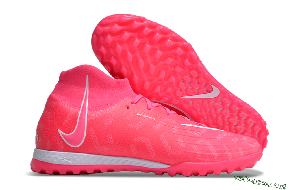 Men's Nike Phantom Luna Elite NU TF Football Shoes - Pink/White 2