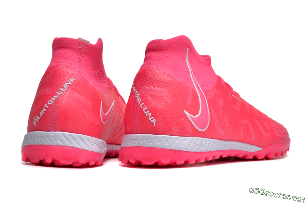 Men's Nike Phantom Luna Elite NU TF Football Shoes - Pink/White 6