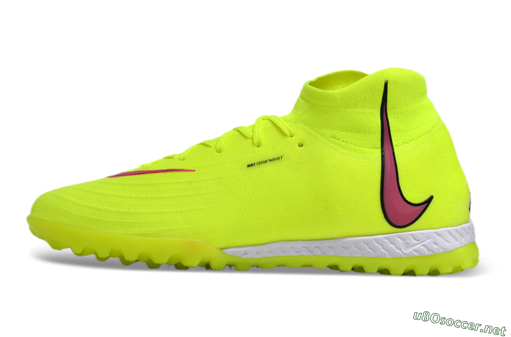 Men's Nike Phantom Luna Elite NU TF Football Shoes - Yellow/Red/White 0