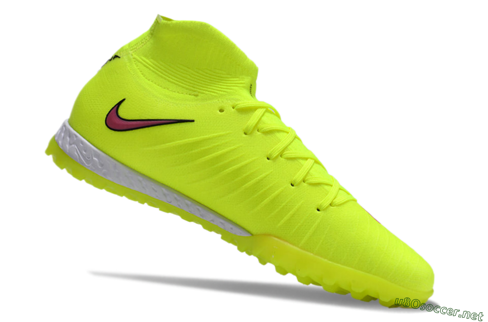 Men's Nike Phantom Luna Elite NU TF Football Shoes - Yellow/Red/White 4