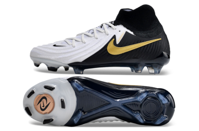 Men's Nike Phantom Luna Elite NU FG Football Boots - White/Black/Gold