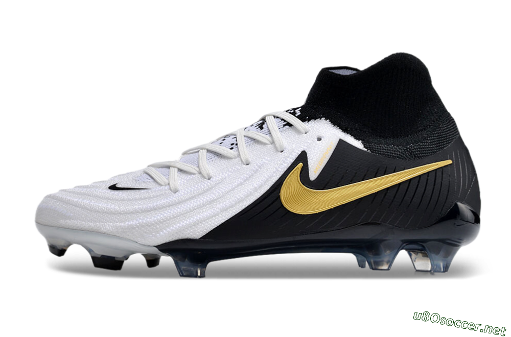 Men's Nike Phantom Luna Elite NU FG Football Boots - White/Black/Gold 0