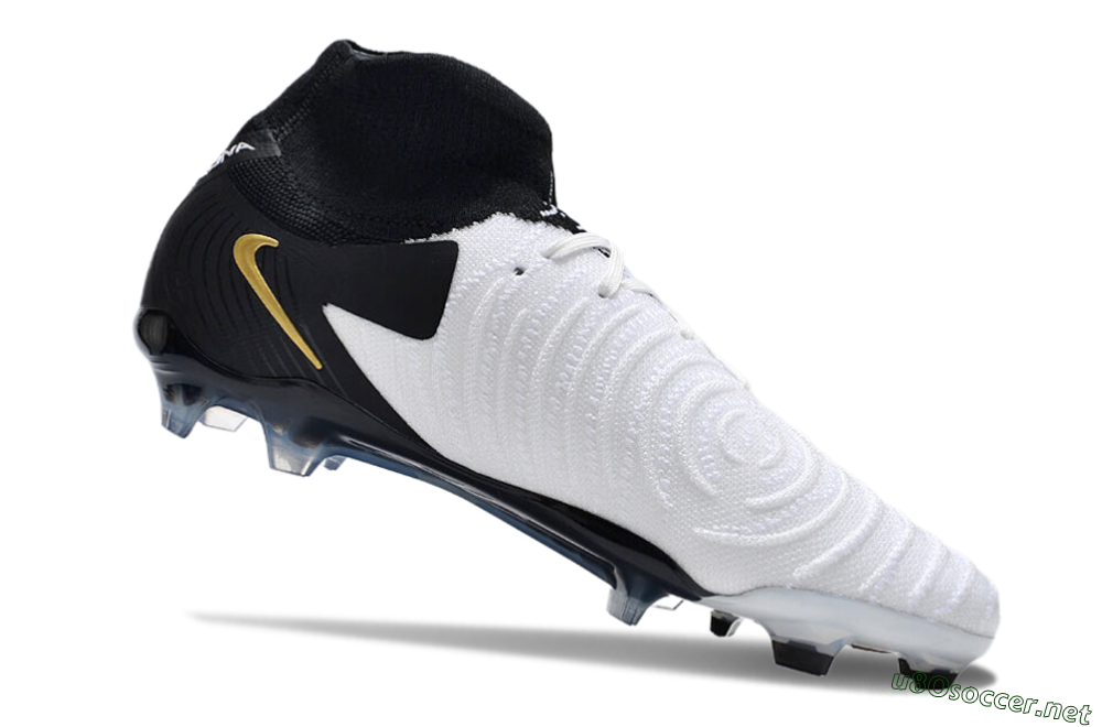 Men's Nike Phantom Luna Elite NU FG Football Boots - White/Black/Gold 4