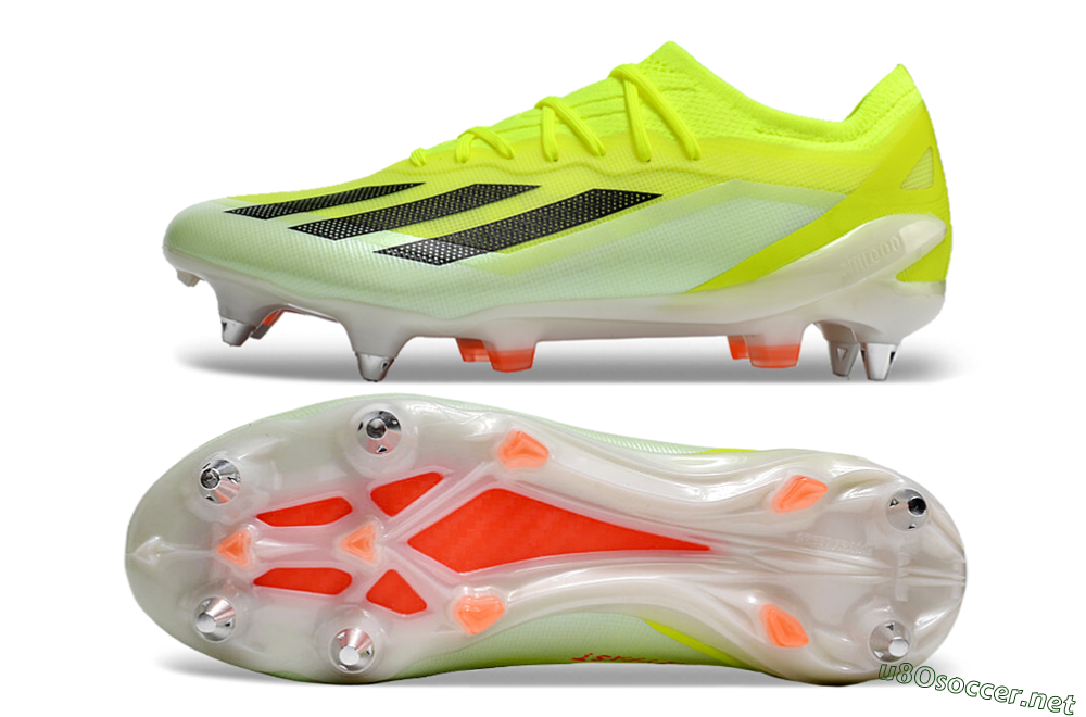 Men's Adidas X Crazyfast.1 SG Football Boots - Yellow/Black/Red 1