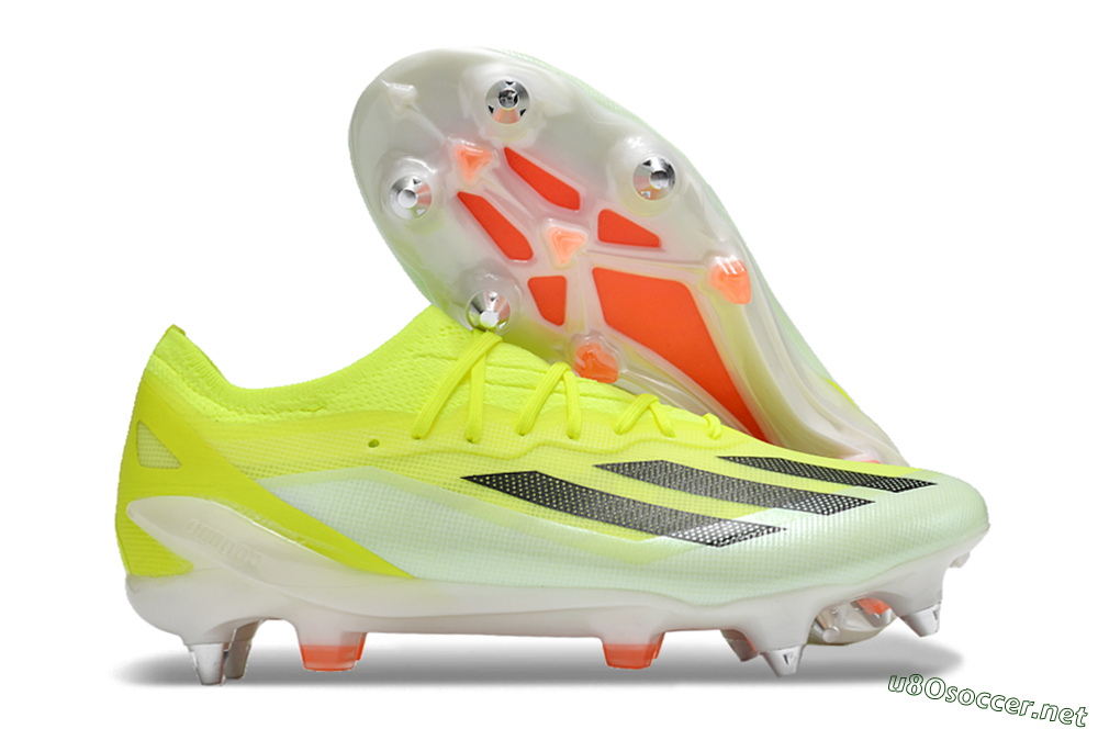 Men's Adidas X Crazyfast.1 SG Football Boots - Yellow/Black/Red 2