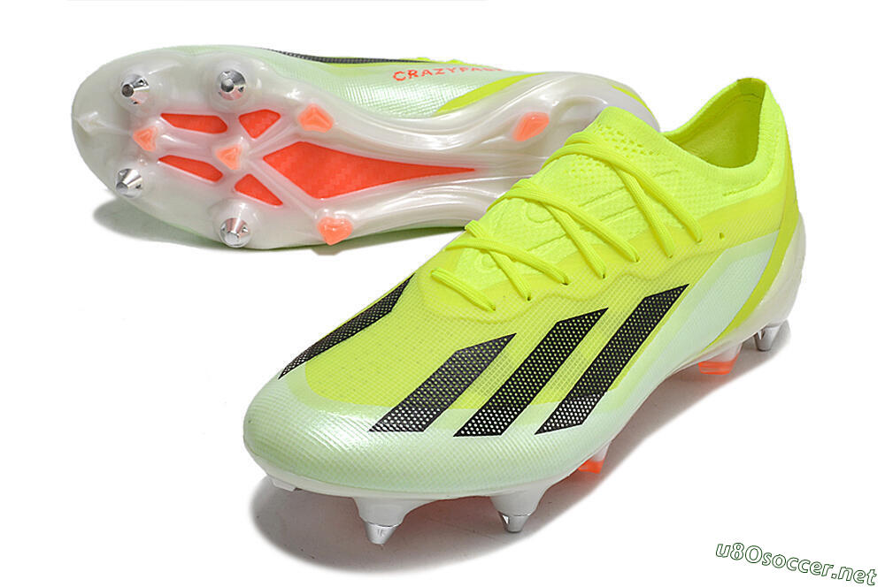 Men's Adidas X Crazyfast.1 SG Football Boots - Yellow/Black/Red 3