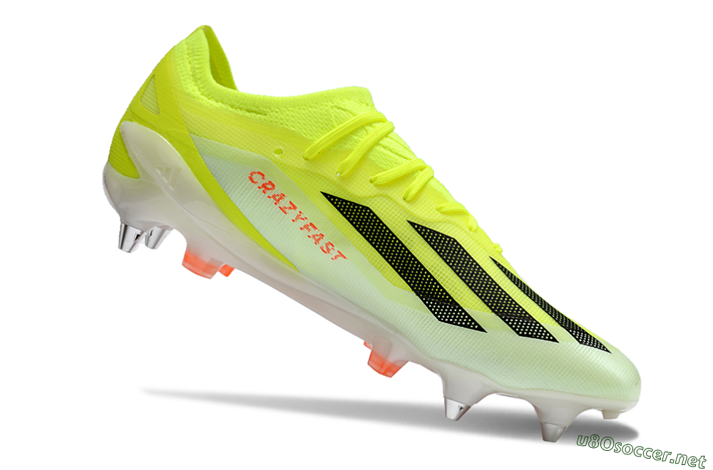 Men's Adidas X Crazyfast.1 SG Football Boots - Yellow/Black/Red 4