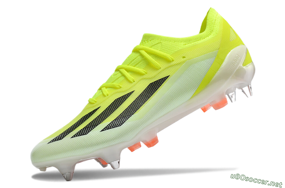 Men's Adidas X Crazyfast.1 SG Football Boots - Yellow/Black/Red 5