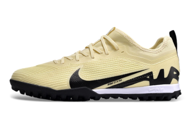 Men's Nike Air Zoom Mercurial Vapor 15 Pro TF Football Shoes - Beige/Black/White