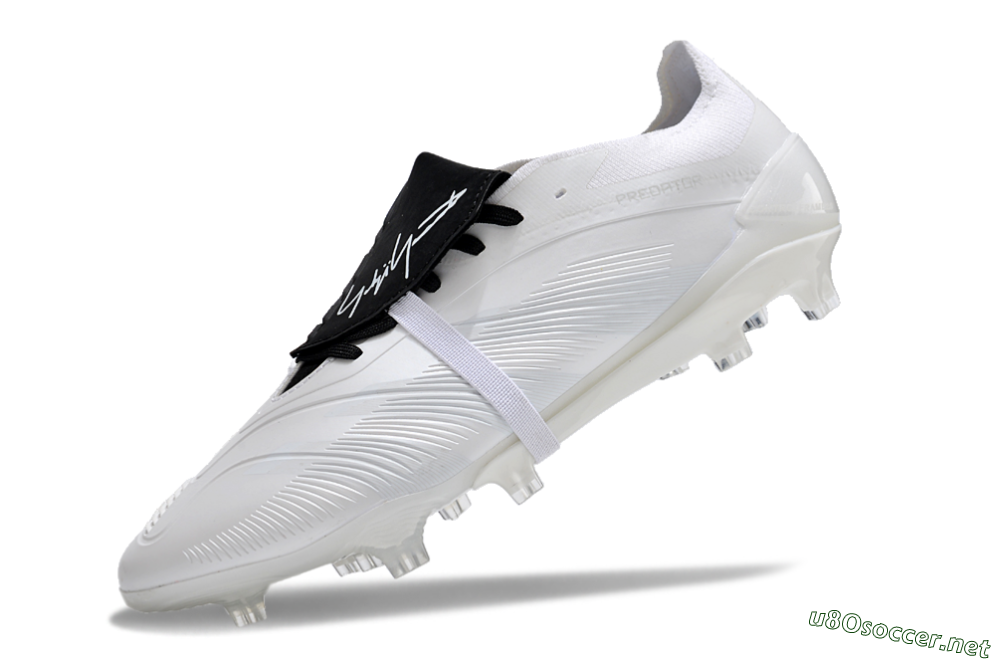 Men's Adidas Predator Elite Foldover Tongue FG Football Boots - White/Black 5