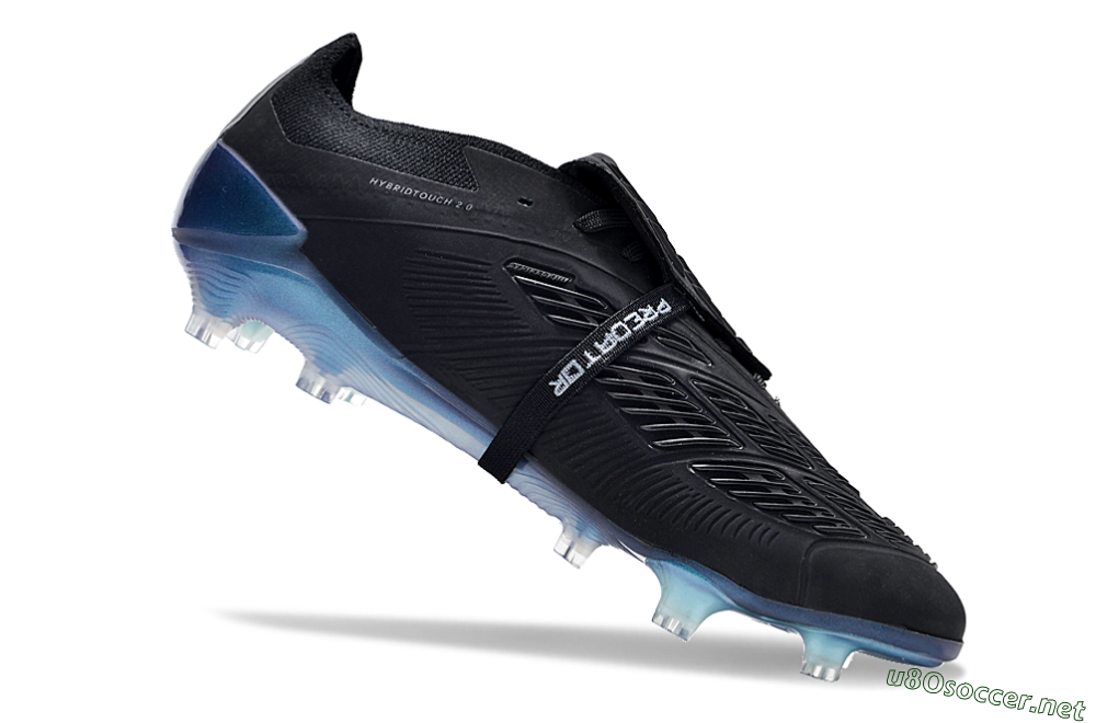 Men's Adidas Predator Elite Foldover Tongue FG Football Boots - Black/Silver/Jade 4