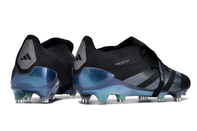 Men's Adidas Predator Elite Foldover Tongue FG Football Boots - Black/Silver/Jade