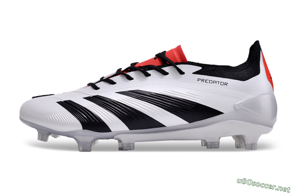 Men's Adidas Predator Accuracy 2024 FG Football Boots - White/Black/Red 0