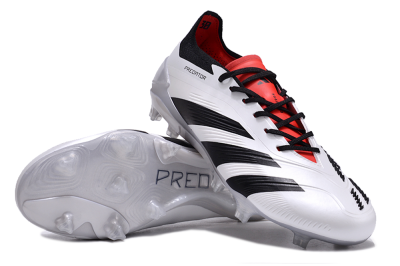 Men's Adidas Predator Accuracy 2024 FG Football Boots - White/Black/Red
