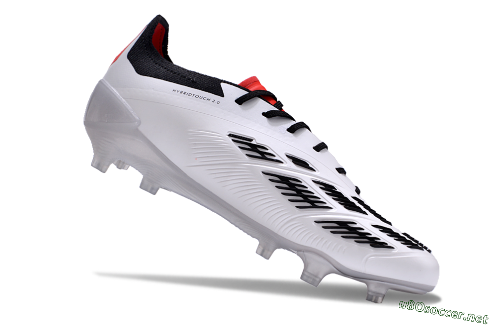Men's Adidas Predator Accuracy 2024 FG Football Boots - White/Black/Red 4