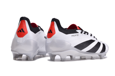 Men's Adidas Predator Accuracy 2024 FG Football Boots - White/Black/Red