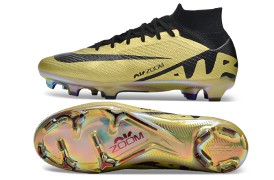 Men's Nike Air Zoom Mercurial Superfly 9 Elite FG Football Boots - Gold/Black