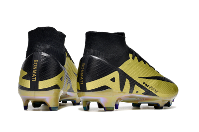 Men's Nike Air Zoom Mercurial Superfly 9 Elite FG Football Boots - Gold/Black
