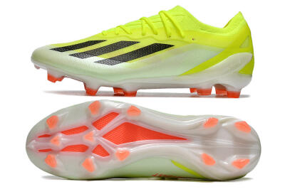 Men's Adidas X Crazyfast.1 FG Football Boots - Yellow/Black/Orange