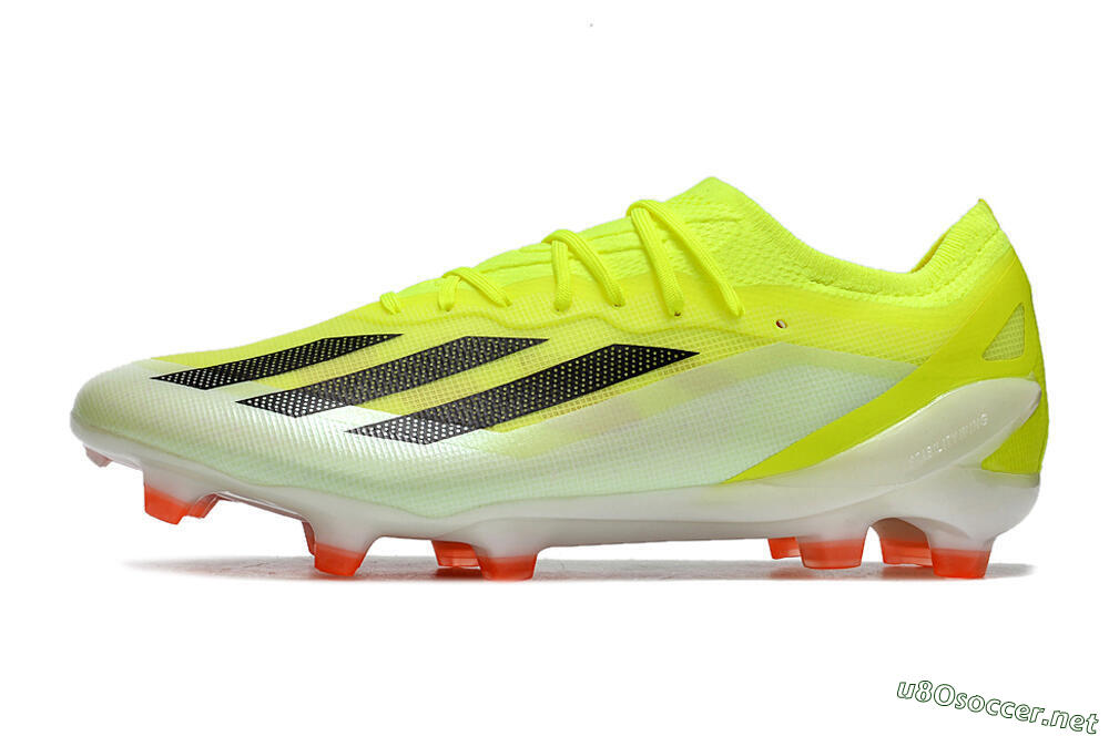 Men's Adidas X Crazyfast.1 FG Football Boots - Yellow/Black/Orange 0