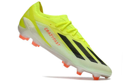 Men's Adidas X Crazyfast.1 FG Football Boots - Yellow/Black/Orange