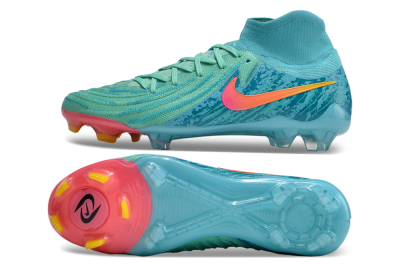Unisex Nike Phantom Luna 2 Elite Vortex LV8 FG Football Boots - Green/Orange/Black