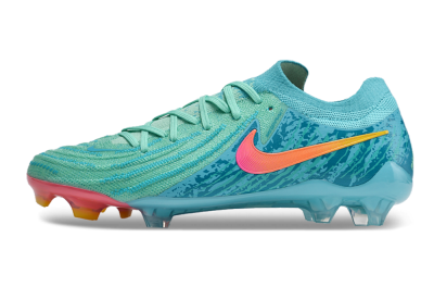 Unisex Nike Phantom Luna 2 Elite Vortex LV8 FG Football Boots - Green/Orange/Black