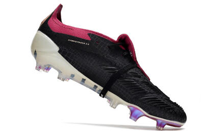 Men's Adidas Predator Accuracy+ FG Football Boots - Black/White/Purple