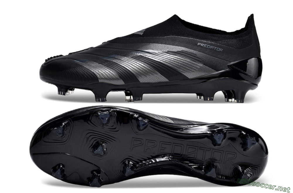 Men's Adidas Predator Accuracy+ FG Football Boots - Black/Dark Blue 1