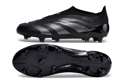 Men's Adidas Predator Accuracy+ FG Football Boots - Black/Dark Blue