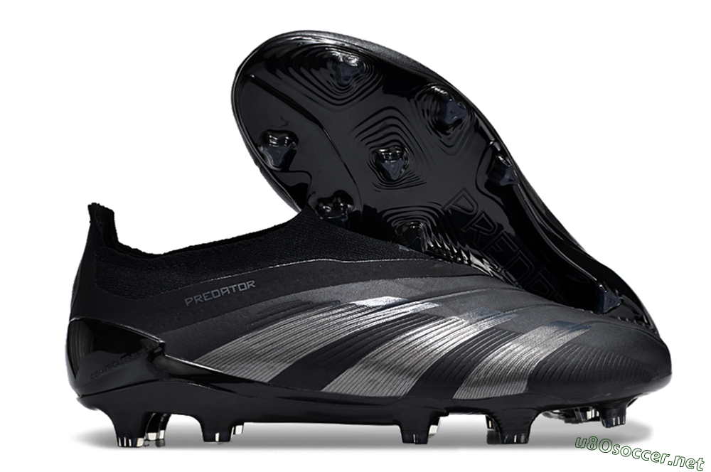 Men's Adidas Predator Accuracy+ FG Football Boots - Black/Dark Blue 2