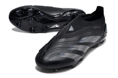 Men's Adidas Predator Accuracy+ FG Football Boots - Black/Dark Blue