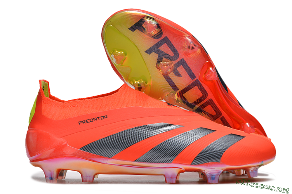 Men's Adidas Predator Accuracy+ FG Football Boots - Red/Black/Blue 2