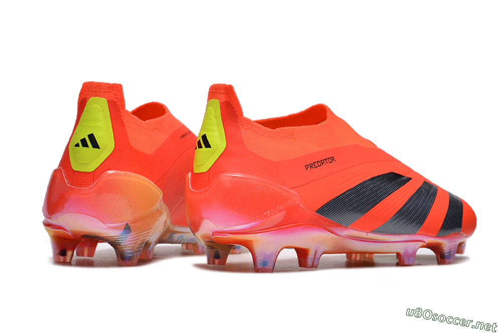 Men's Adidas Predator Accuracy+ FG Football Boots - Red/Black/Blue 6