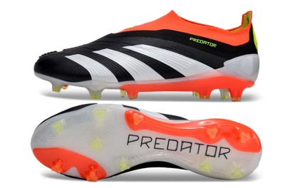 Men's Adidas Predator Accuracy+ FG Football Boots - Black/White/Red