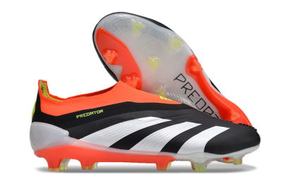 Men's Adidas Predator Accuracy+ FG Football Boots - Black/White/Red
