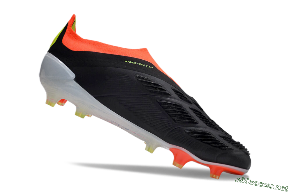 Men's Adidas Predator Accuracy+ FG Football Boots - Black/White/Red 4