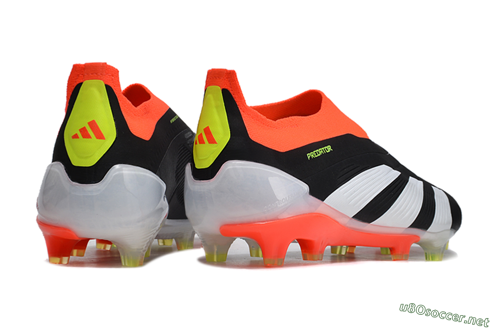 Men's Adidas Predator Accuracy+ FG Football Boots - Black/White/Red 6