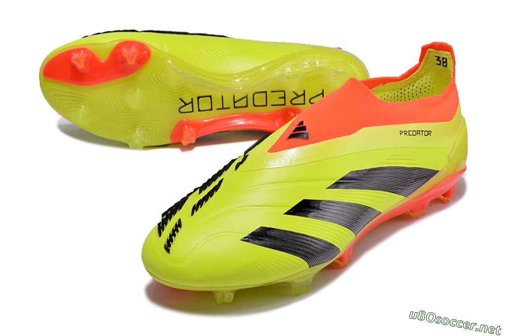 Men's Adidas Predator Accuracy+ FG Football Boots - Yellow/Black/Red 3
